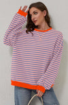 Kimberly | Classic Striped Oversized Sweater - Picela