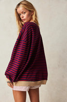 Kimberly | Classic Striped Oversized Sweater - Picela