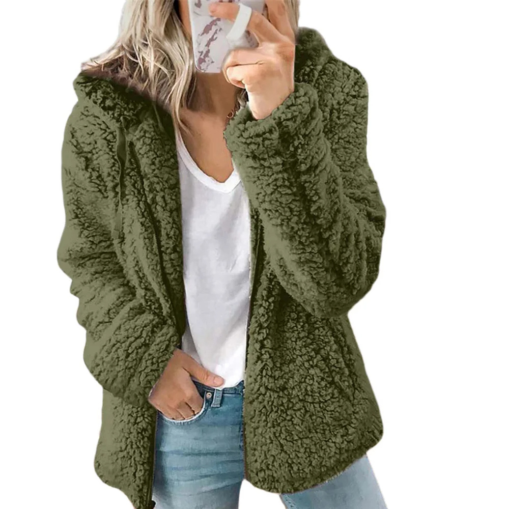 Kimberly | Cozy Sherpa Hooded Jacket - Picela