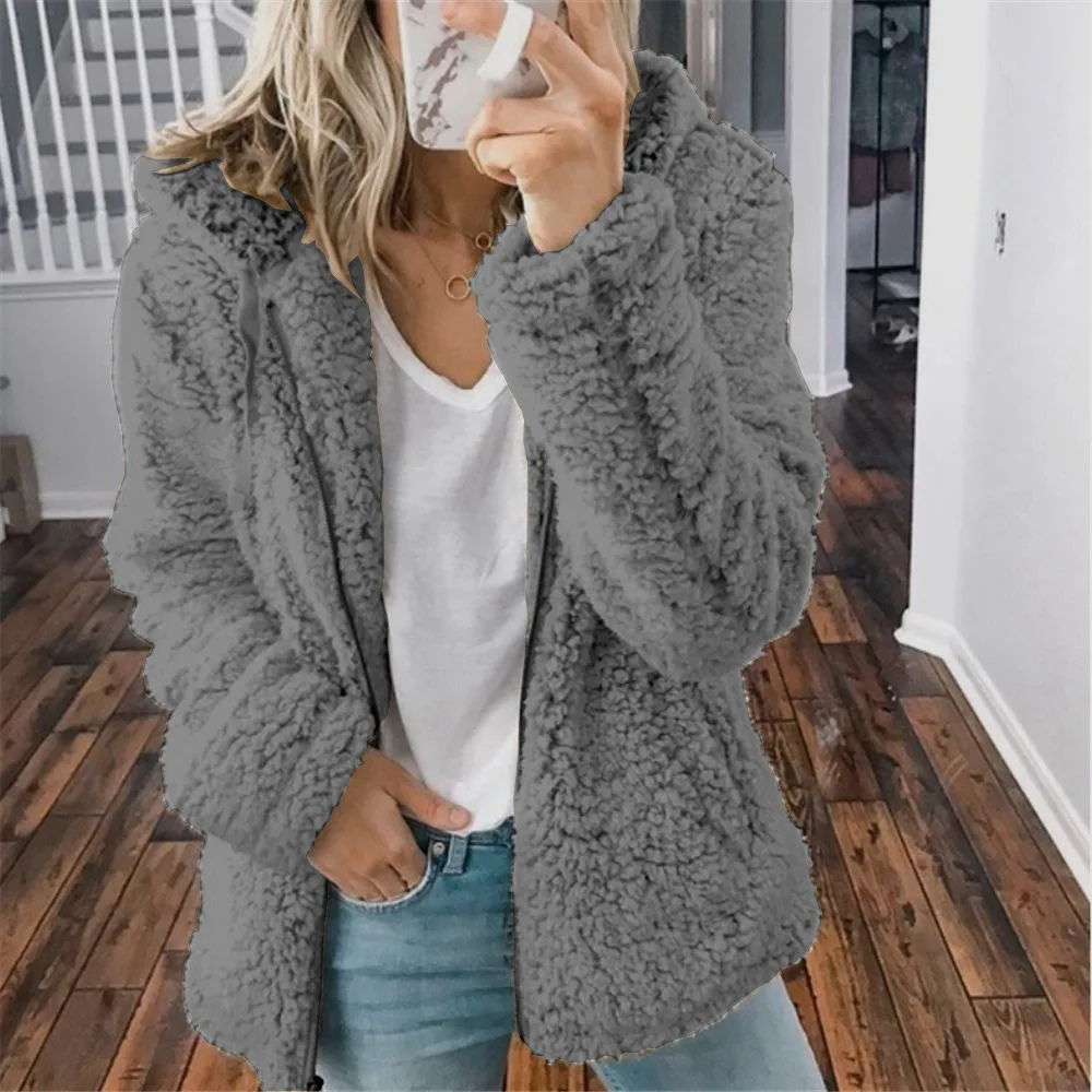 Kimberly | Cozy Sherpa Hooded Jacket - Picela