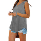 Kimberly | Elegant V-Neck Sleeveless Top - Picela