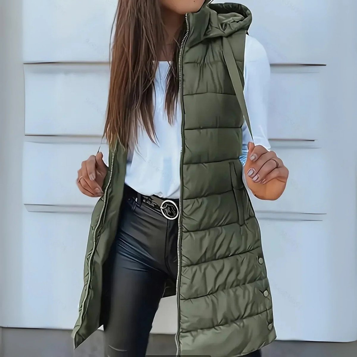 Laura | Cozy Quilted Hooded Vest - Picela