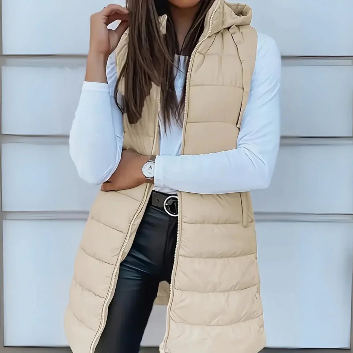 Laura | Cozy Quilted Hooded Vest - Picela
