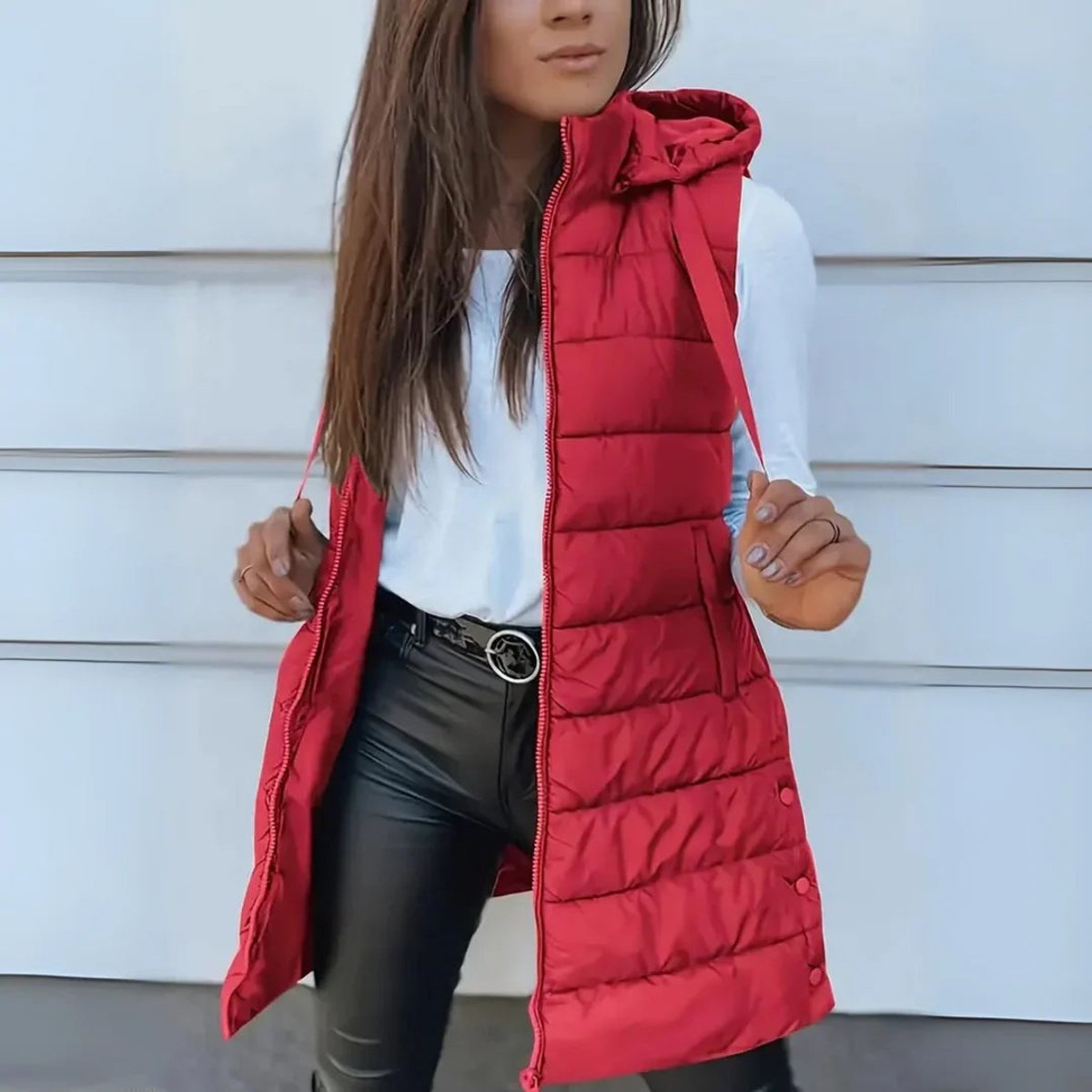 Laura | Cozy Quilted Hooded Vest - Picela