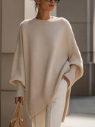 Laura | Elegant Oversized Batwing Sweater - Picela