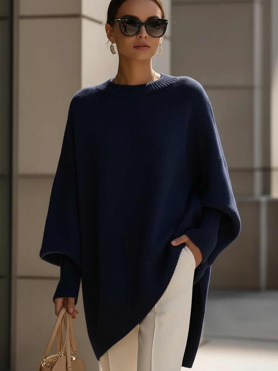 Laura | Elegant Oversized Batwing Sweater - Picela
