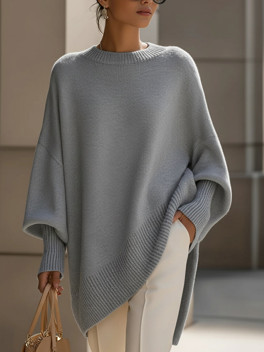 Laura | Elegant Oversized Batwing Sweater - Picela
