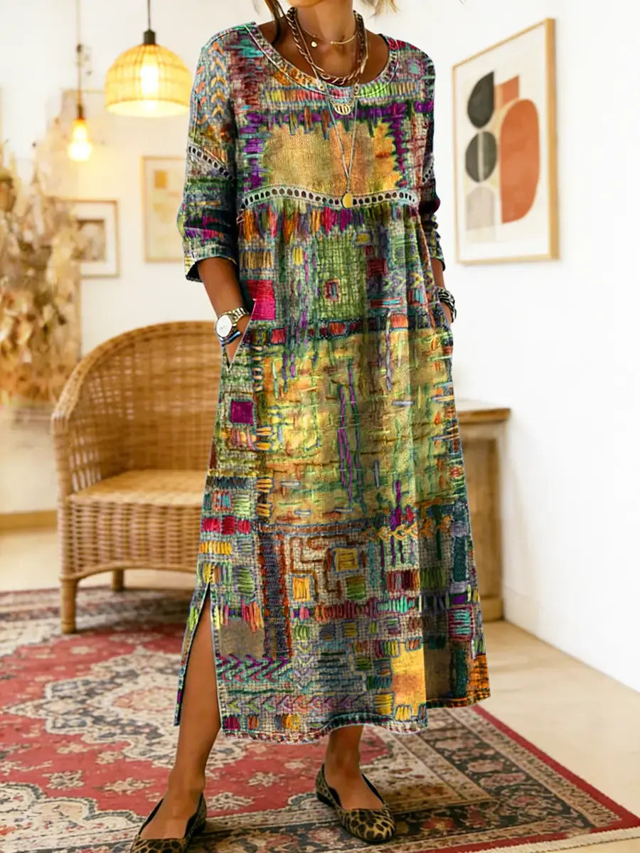 Laura | Stylish Boho Maxi Dress - Picela