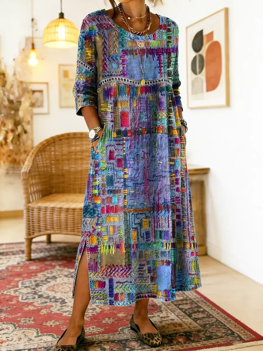 Laura | Stylish Boho Maxi Dress - Picela