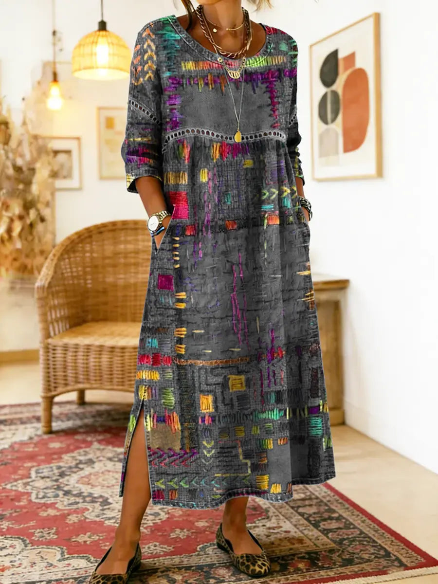 Laura | Stylish Boho Maxi Dress - Picela