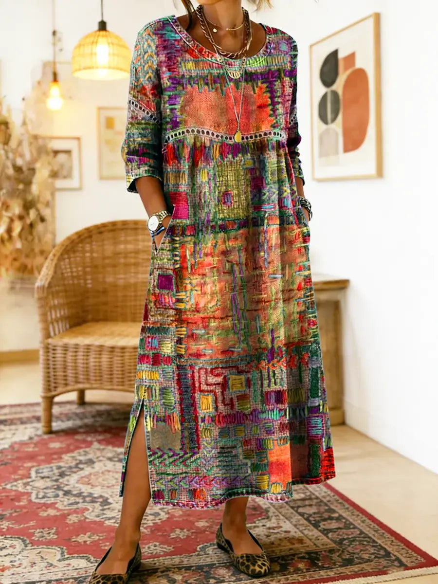 Laura | Stylish Boho Maxi Dress - Picela