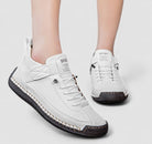 Lauren | Comfortable Suede Lace-Up Sneakers - Picela