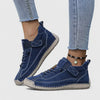 Lauren | Comfortable Suede Lace-Up Sneakers - Picela
