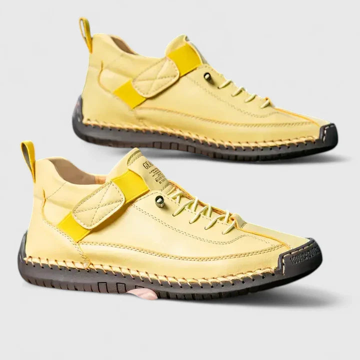 Lauren | Comfortable Suede Lace-Up Sneakers - Picela