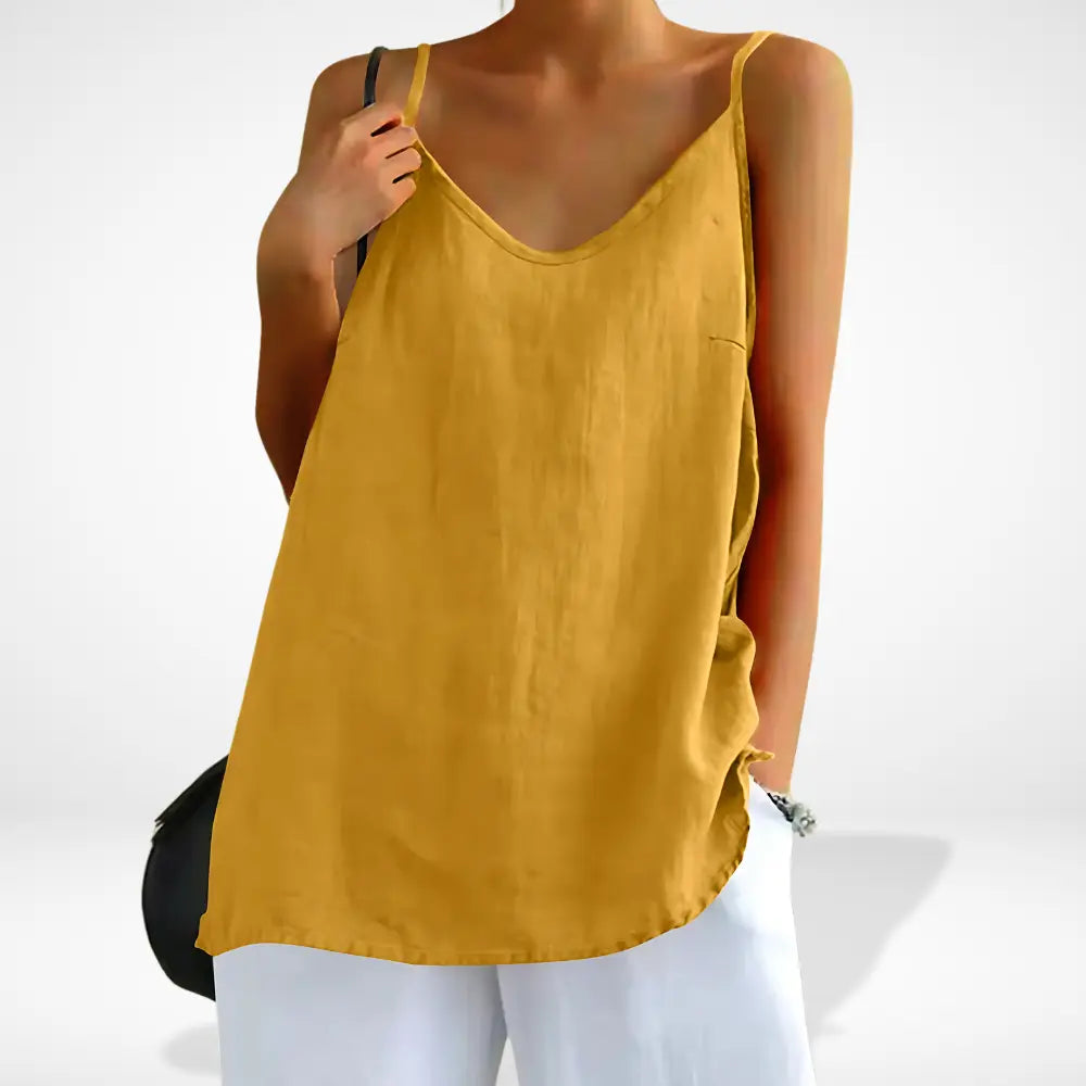 Lauren | Effortless Flowy Spaghetti-Strap Cami - Picela