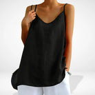 Lauren | Effortless Flowy Spaghetti-Strap Cami - Picela