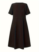 Lauren | Elegant Linen Midi Dress - Picela