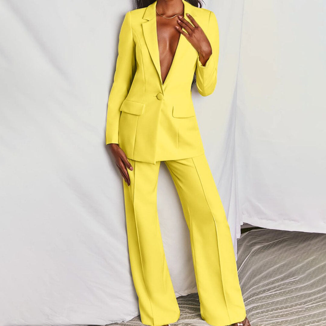 Lauren | Elegant Tailored Blazer Set - Picela