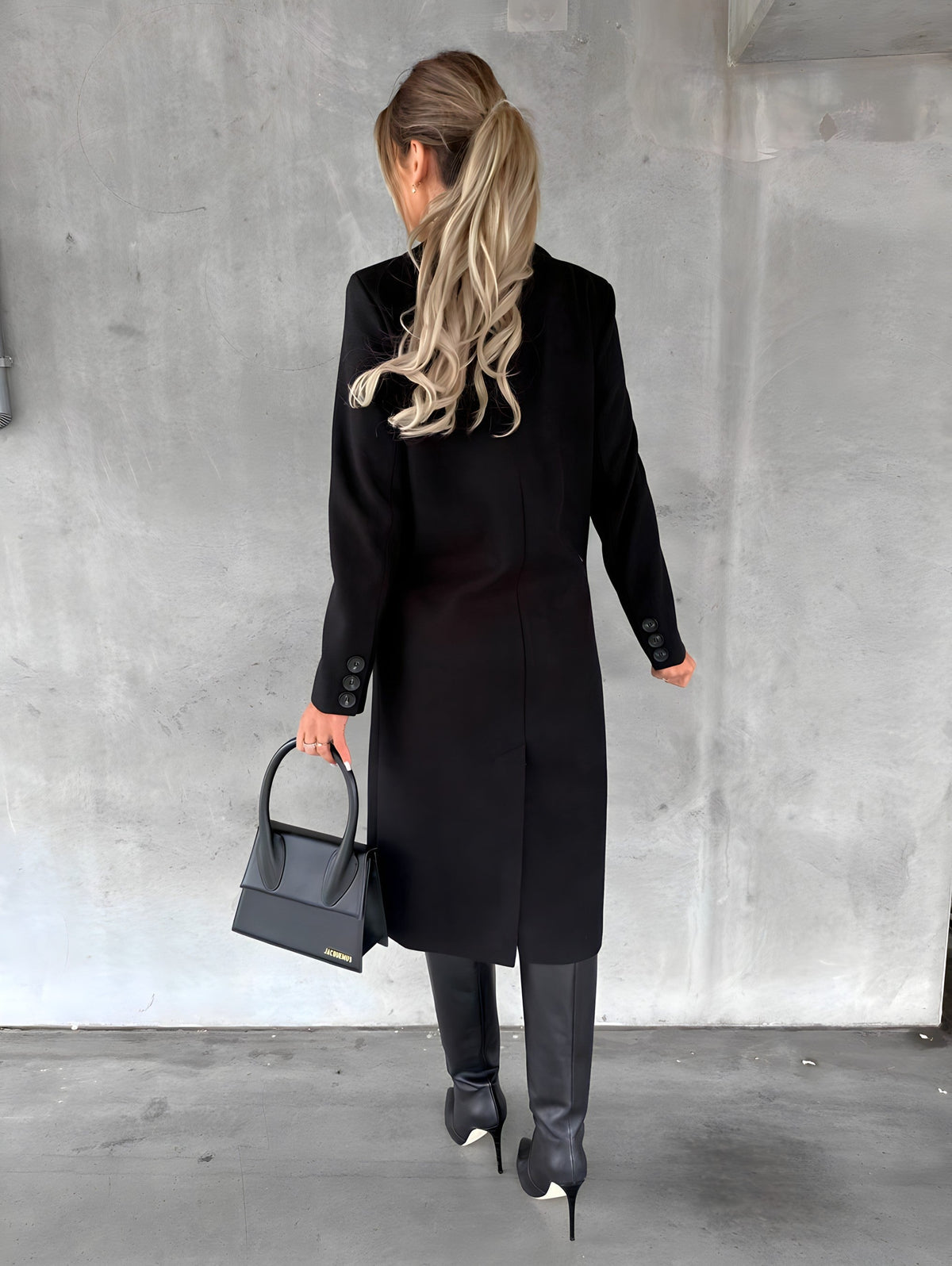Lauren | Elegant Tailored Double-Breasted Coat - Picela
