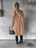 Lauren | Elegant Tailored Double-Breasted Coat - Picela