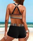 Lauren | Elegant Tribal High-Waist Bikini - Picela