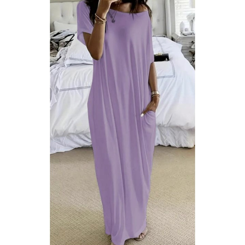 Lauren | Relaxed Knit Maxi Dress - Picela
