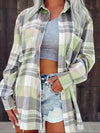 Megan | Effortless Plaid Flannel Top - Picela