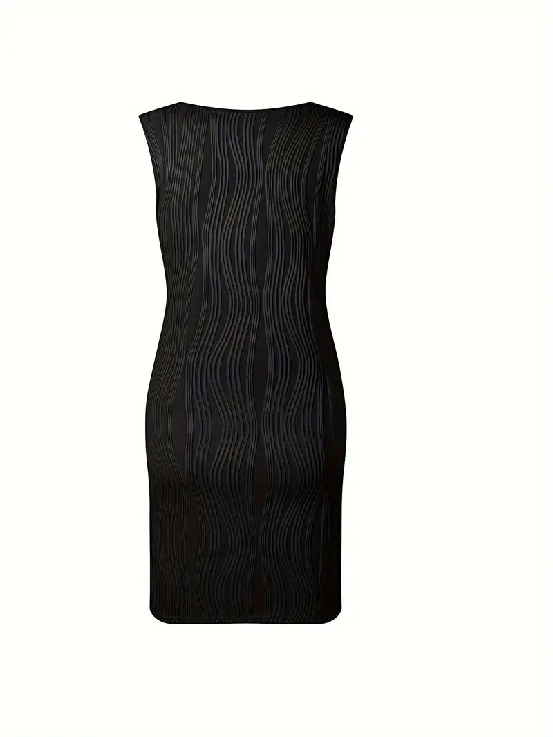 Megan | Elegant Sleeveless Mini Dress - Picela