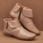 Melissa | Comfortable Leather Stitched Boots - Picela