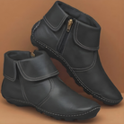 Melissa | Comfortable Leather Stitched Boots - Picela