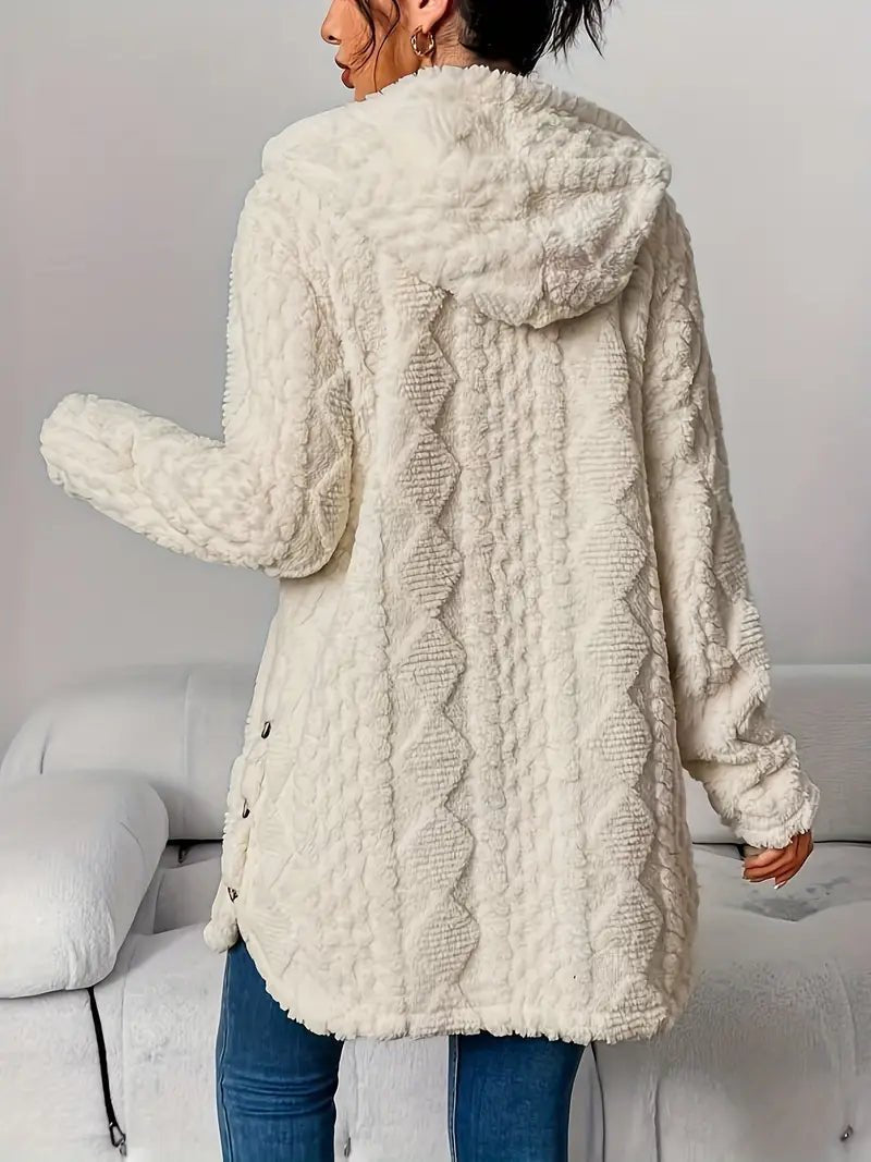 Melissa | Cozy Textured Longline Cardigan - Picela