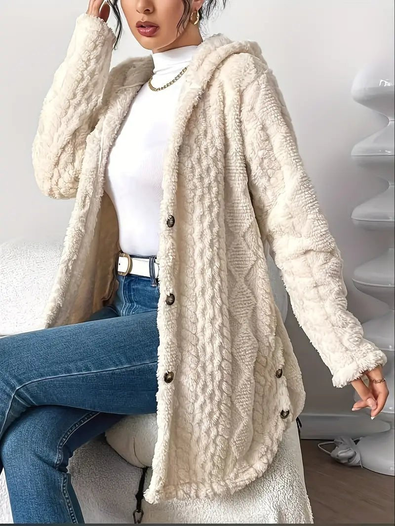 Melissa | Cozy Textured Longline Cardigan - Picela