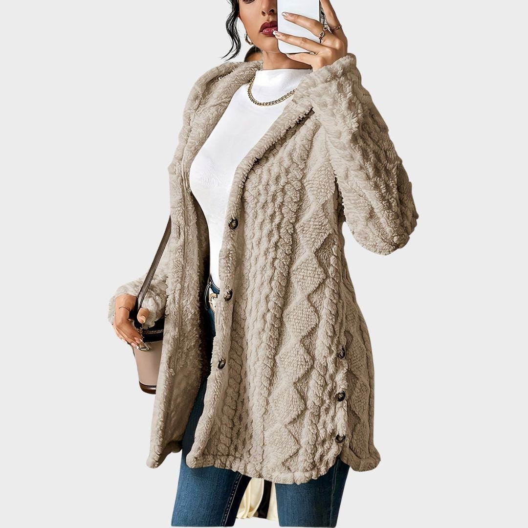 Melissa | Cozy Textured Longline Cardigan - Picela