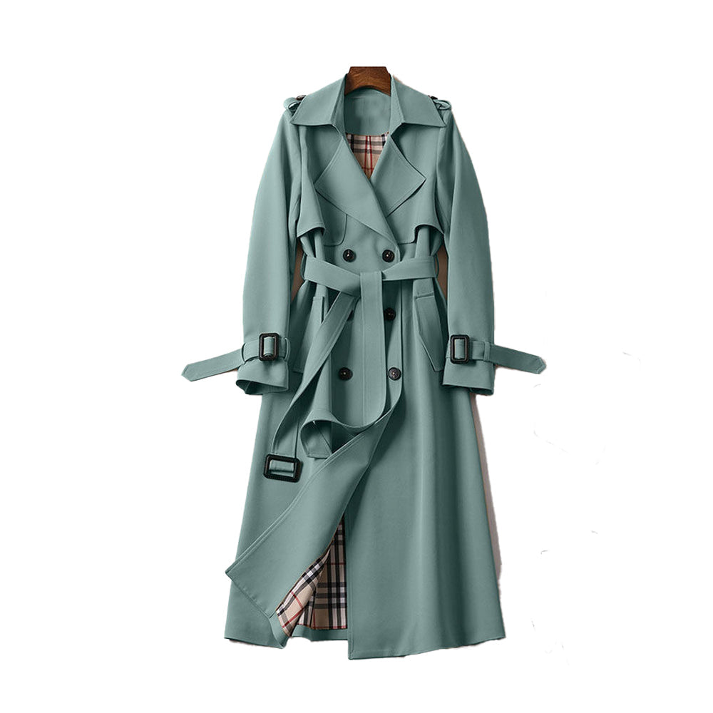 Melissa | Elegant Longline Trench Coat - Picela