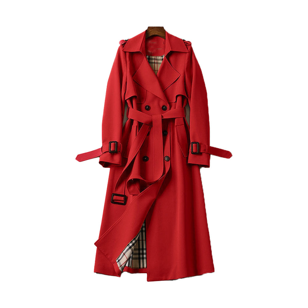 Melissa | Elegant Longline Trench Coat - Picela