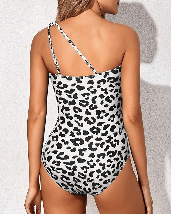 Melissa | Flattering Ruched One-Shoulder Swimsuit - Picela