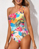 Melissa | Flattering Ruched One-Shoulder Swimsuit - Picela