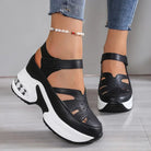 Michelle | Comfortable Platform Cutout Sandals - Picela