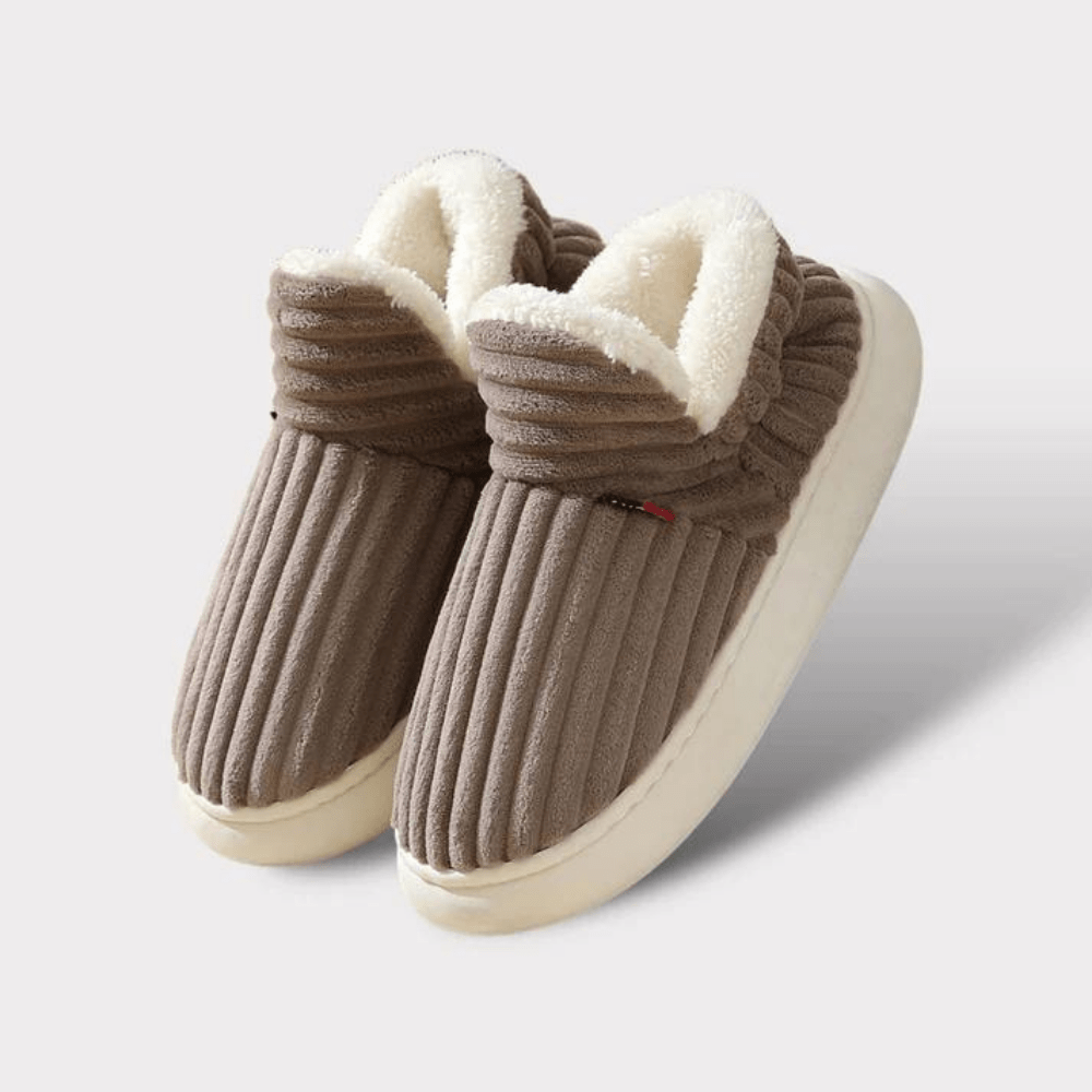 Michelle | Cozy Corduroy Fur-Lined Boots - Picela