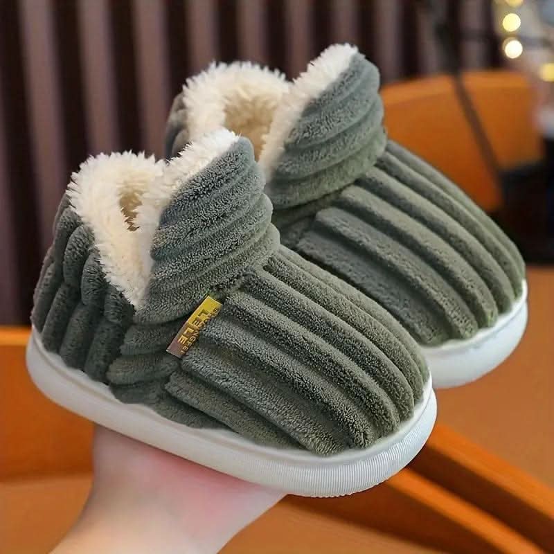 Michelle | Cozy Corduroy Fur-Lined Boots - Picela