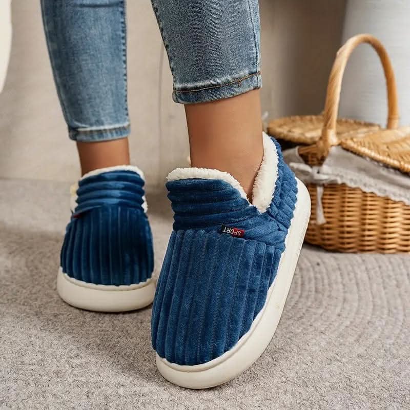 Michelle | Cozy Corduroy Fur-Lined Boots - Picela