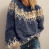 Michelle | Cozy Fair Isle Sweater - Picela