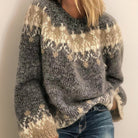 Michelle | Cozy Fair Isle Sweater - Picela