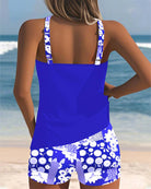 Michelle | Feminine Floral Racerback Tankini - Picela