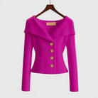 Nicole | Elegant Ribbed Fitted Cardigan - Picela