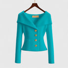 Nicole | Elegant Ribbed Fitted Cardigan - Picela