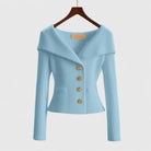 Nicole | Elegant Ribbed Fitted Cardigan - Picela