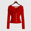 Nicole | Elegant Ribbed Fitted Cardigan - Picela