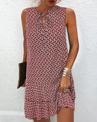 Nicole | Elegant Tie-Neck Dress - Picela