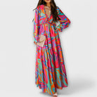 Nicole | Elegant Tiered Maxi Dress - Picela